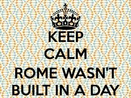 rome wasnt built